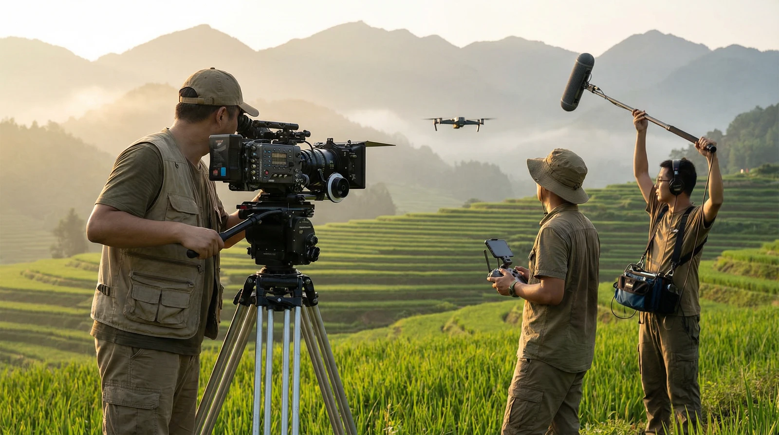 歪歪漫画海角社区栏目云南梯田纪录片拍摄团队
