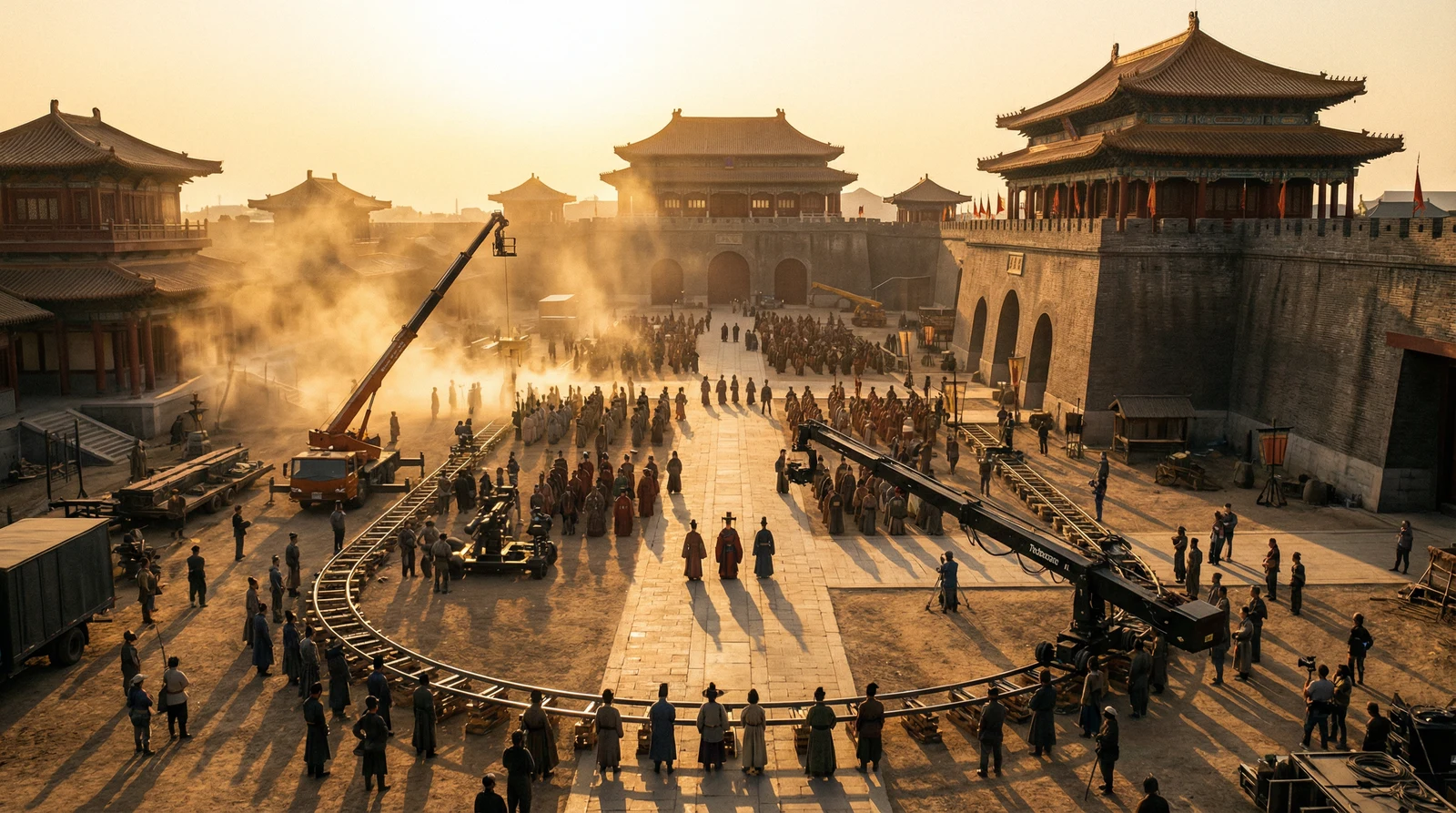 歪歪漫画国产视频栏目大型影视拍摄基地全景